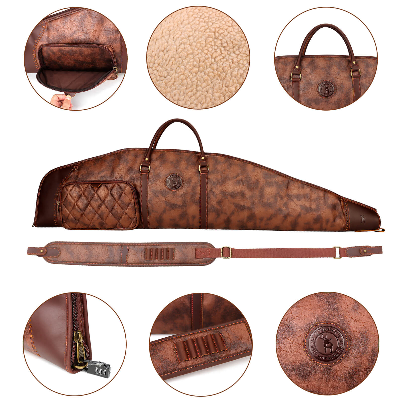 48 inch Rifle Storage Bag Soft Padded Gun Case 8 48 inch Rifle Storage Bag Soft Padded Gun Case 8